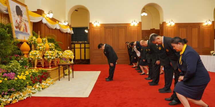 มูลนิธิป่อเต็กตึ๊ง ลงนามถวายพระพรชัยมงคล พระบาทสมเด็จพระเจ้าอยู่หัว เนื่องในโอกาสวันเฉลิมพระชนมพรรษา 28 กรกฎาคม 2568 ณ ศาลาสหทัยสมาคม พระบรมมหาราชวัง กรุงเทพฯ