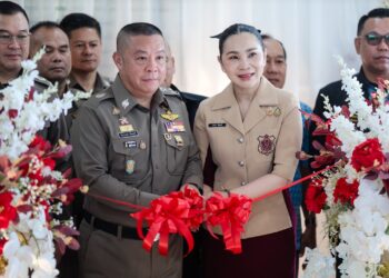 ”บิ๊กอ้อ พล.ต.อ.อัคราเดช” ควงอุปนายกสมาคมแม่บ้านตำรวจฯ เปิดป้าย อาคารพิมลศรี Cop’s Valley view