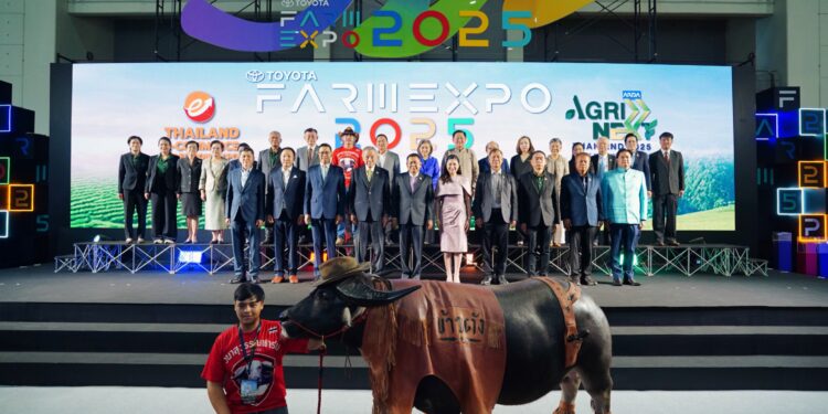 ‘โตโยต้า ฟาร์มเอ็กซ์โป’ สร้างปรากฏการณ์คนล้นหลาม ร่วมชมมหกรรมเกษตรแห่งอนาคตที่ใหญ่ที่สุดในไทย ยกระดับเกษตรไทยสู่เวทีโลก ผสานนวัตกรรม-เทคโนโลยี สร้างฐานรากเศรษฐกิจไทยยั่งยืน