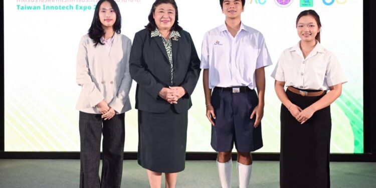 วช. แถลงข่าวฝีมือนักประดิษฐ์ไทย คว้ารางวัลจากเวทีประกวดนานาชาติ “Taiwan Innotech Expo 2025”