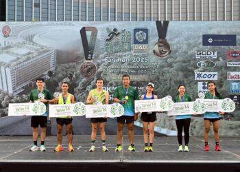 ธพส. สุดปลื้มนักวิ่ง 2,000 คนร่วมสัมผัสเมืองสีเขียว 138 ไร่ “ก้าวไกล-ศิณลักษณ์” ผงาดแชมป์มินิมาราธอน “วิ่งชมสวน”