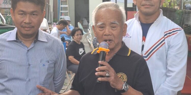 “ป๊อด ปรีชาชัย” เบอร์ 10 เขต 14บางกะปิ–วังทองหลาง “พรรครวมไทยสร้างชาติ” ลงพื้นที่ลาดพร้าว 93 หลายพรรคร่วมงานทำบุญปีใหม่ “ชุมชนประชากรไทย” พร้อมใจต้อนรับ