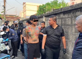 ทลายซุ้มหัวจ่ายยาเสพติดหลังวัดรวก โชว์อาวุธปืน-ธนบัตรไทยปลอมกลางเขาวงกตฝั่งธน