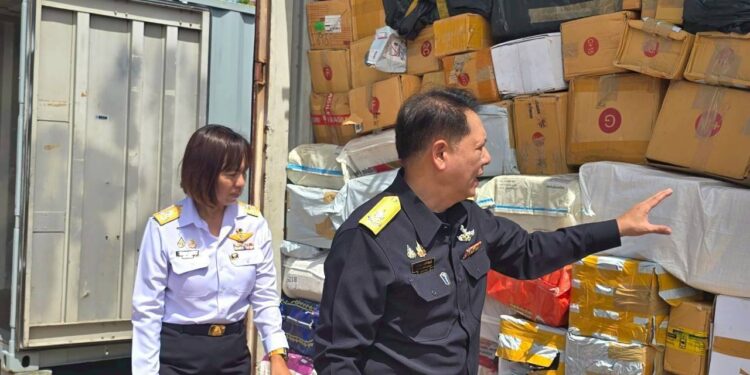 สำนักงานศุลกากรภาคที่ 1 แถลงข่าวผลการจับกุมสินค้าผิดกฎหมายที่สำคัญ ปีงบประมาณ พ.ศ.2569 มูลค่ากว่า 102 ล้านบาท