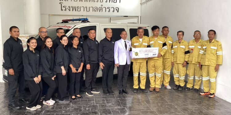 นิติเวชฯ จับมือ ร่วมกตัญญูรักษาระดับมาตรฐาน ติดสติกเกอร์ข้างรถแสดงความร่วมมือ มุ่งสร้างความอุ่นใจให้ประชาชน