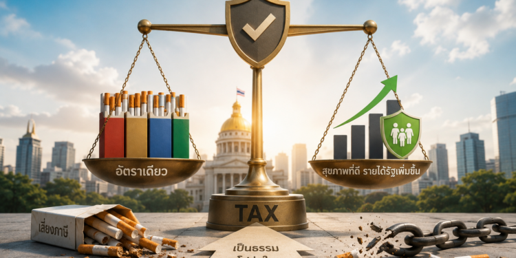 บทเรียนหมื่นล้านจากภาษีบุหรี่ 2 อัตรา : มหากาพย์ความล้มเหลวทางการคลัง